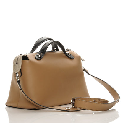 Fendi Vitello Dolce 4 Color Medium By The Way Boston Bag Sand Grano Multicolor 3 of 8