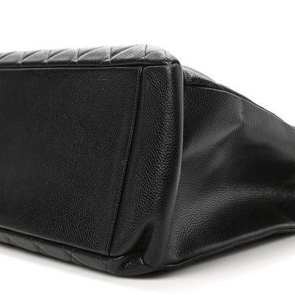 Chanel Caviar Quilted Grand Shopping Tote GST Black 9 of 9