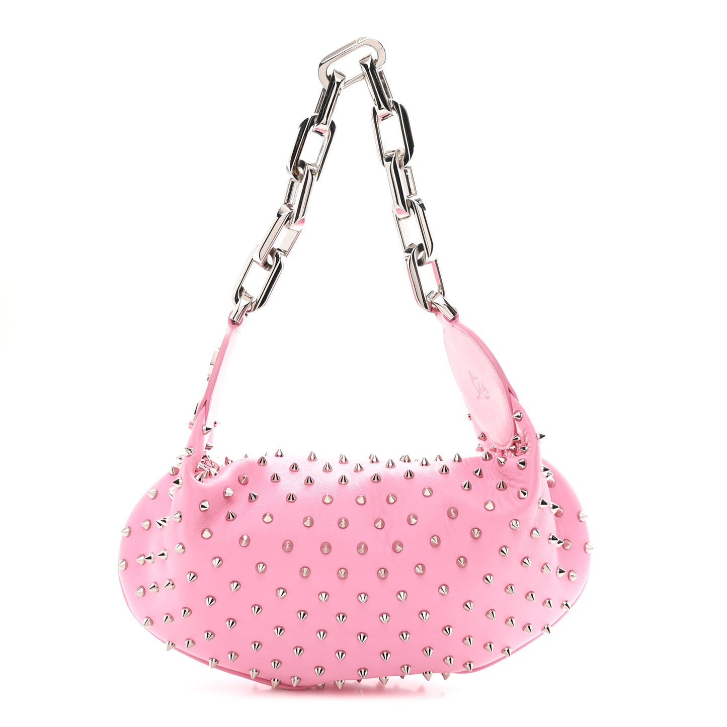 Calfskin Studded Le 54 Shoulder Bag Calipso
