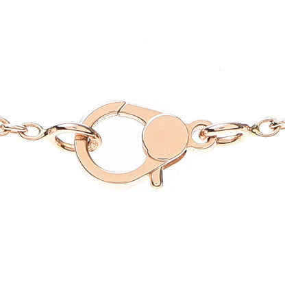Hermes 18K Rose Gold Diamond Finesse Pendant Necklace 4 of 6