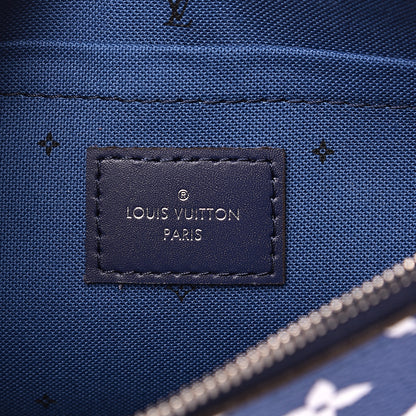 Louis Vuitton Monogram Escale Neverfull MM GM Pochette Blue 5 of 6
