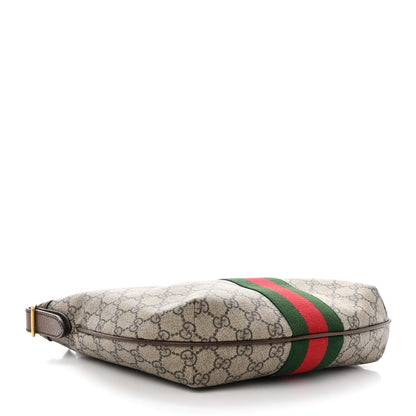 Gucci GG Supreme Monogram Web Small Ophidia Half Moon Hobo Brown 4 of 10