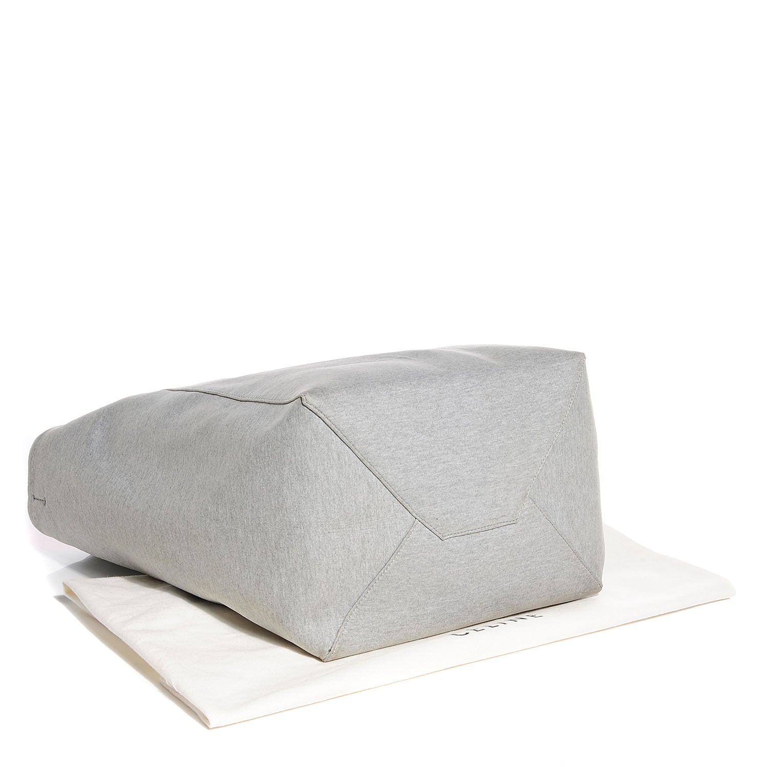 Celine Wool Medium Horizontal Cabas Phantom Pearl Grey 4 of 7