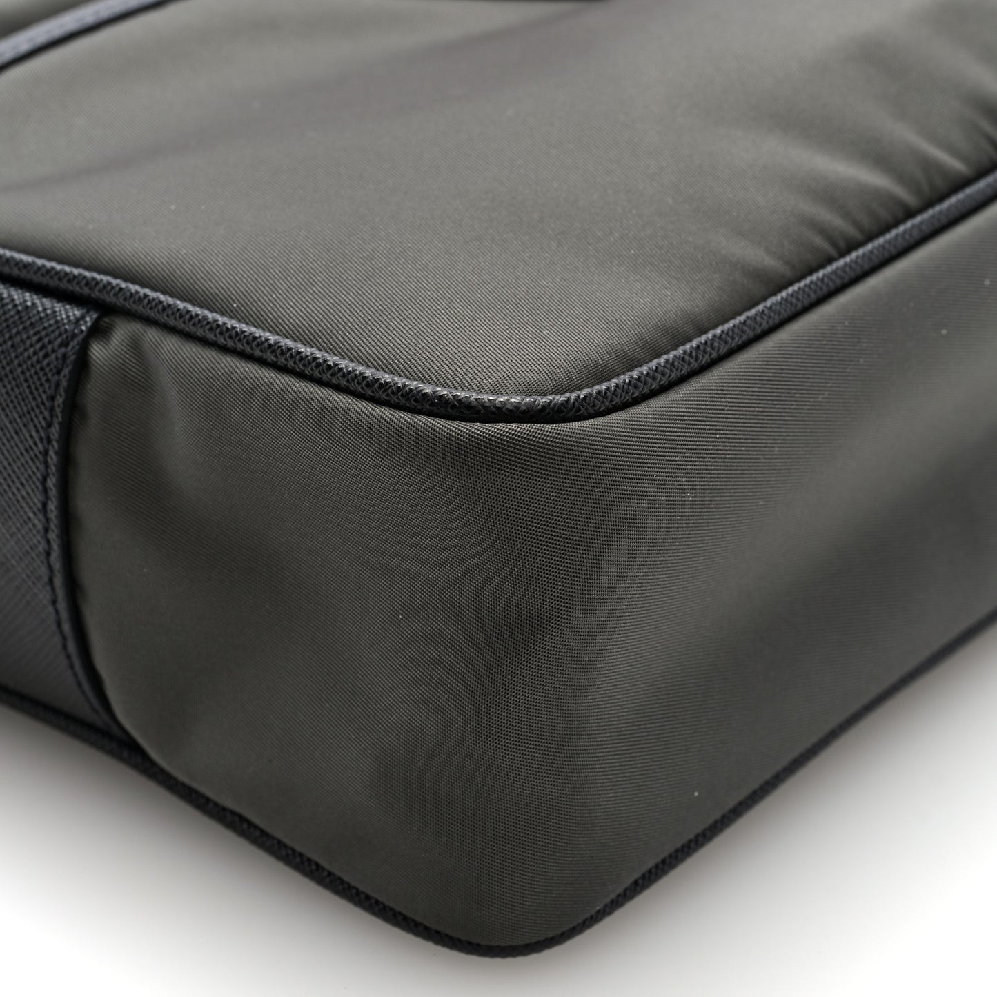 Re-Nylon Saffiano Shoulder Bag Forest Green