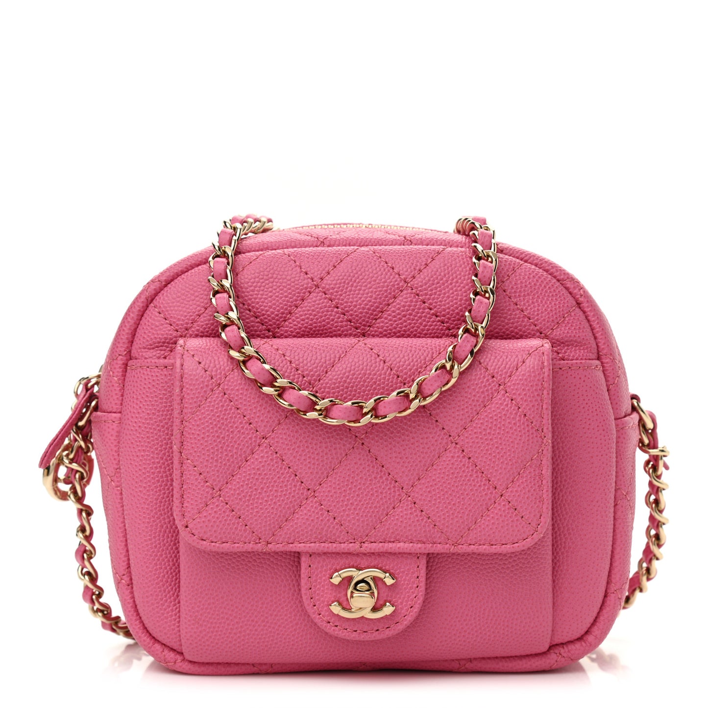 Caviar Quilted CC Day Camera Case Pink