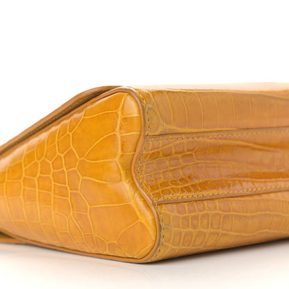 Louis Vuitton Crocodile Twist Shoulder Bag MM Jaune D'or 8 of 10