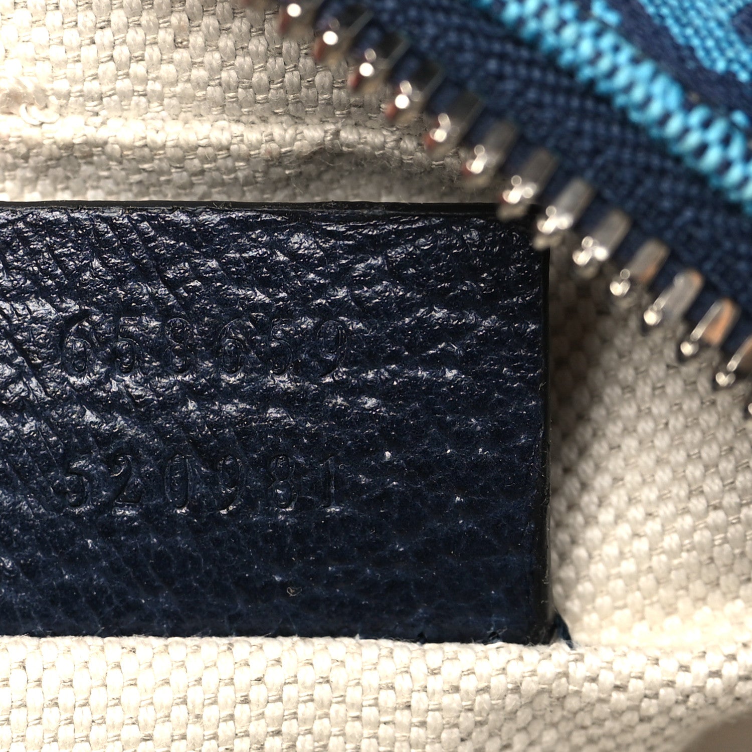 Gucci Monogram Multicolor Mini Retro Interlocking G Messenger Blue Rainbow Light Blue 7 of 9