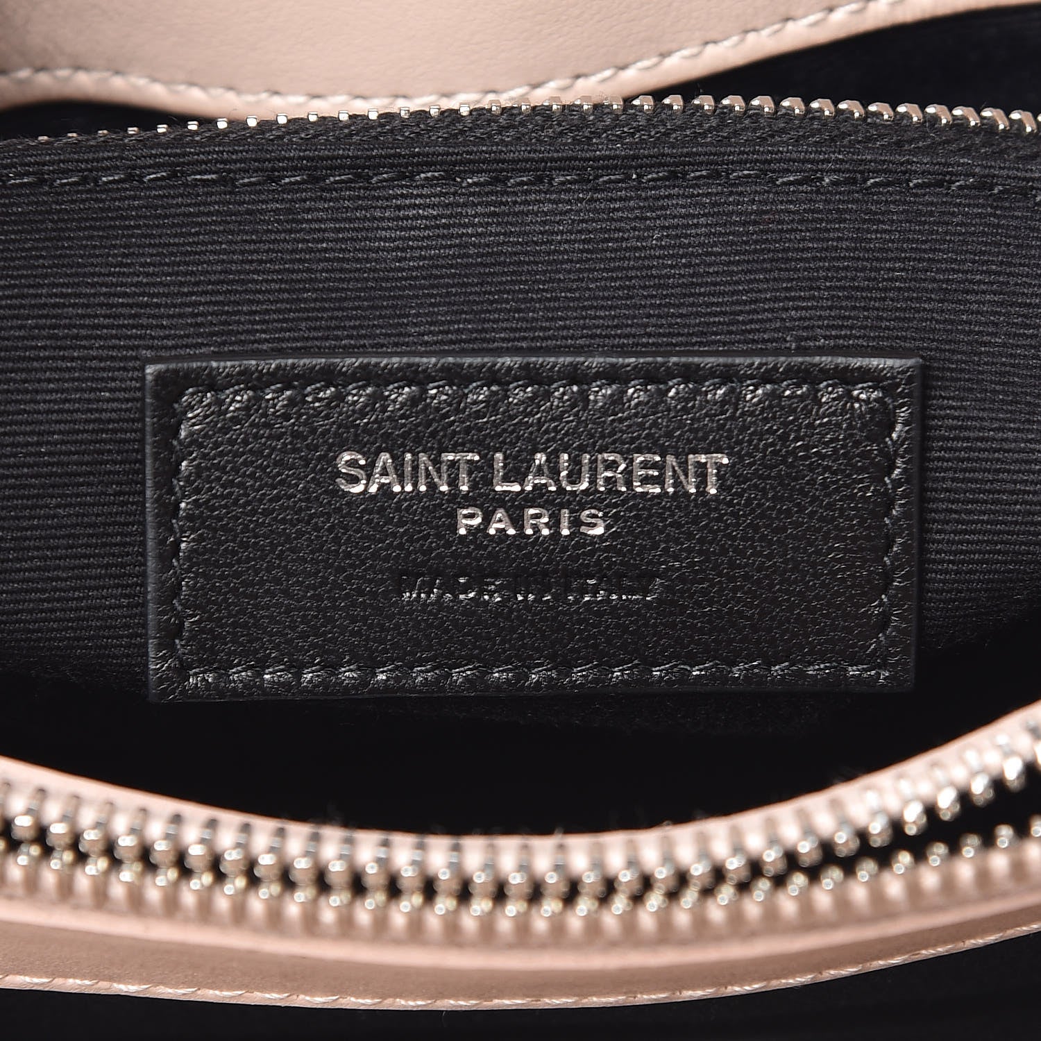 Saint Laurent Calfskin Y Quilted Monogram Small Loulou Shopper Marble Pink 8 of 12