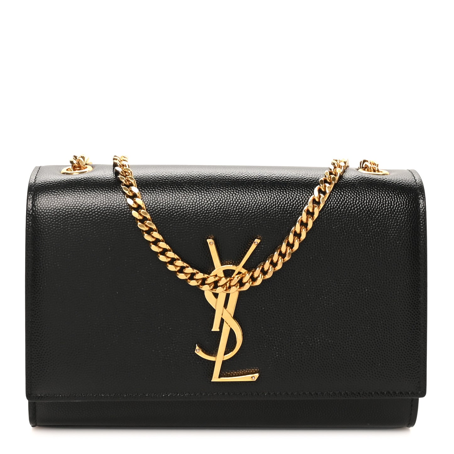 Grain De Poudre Small Monogram Kate Satchel Black