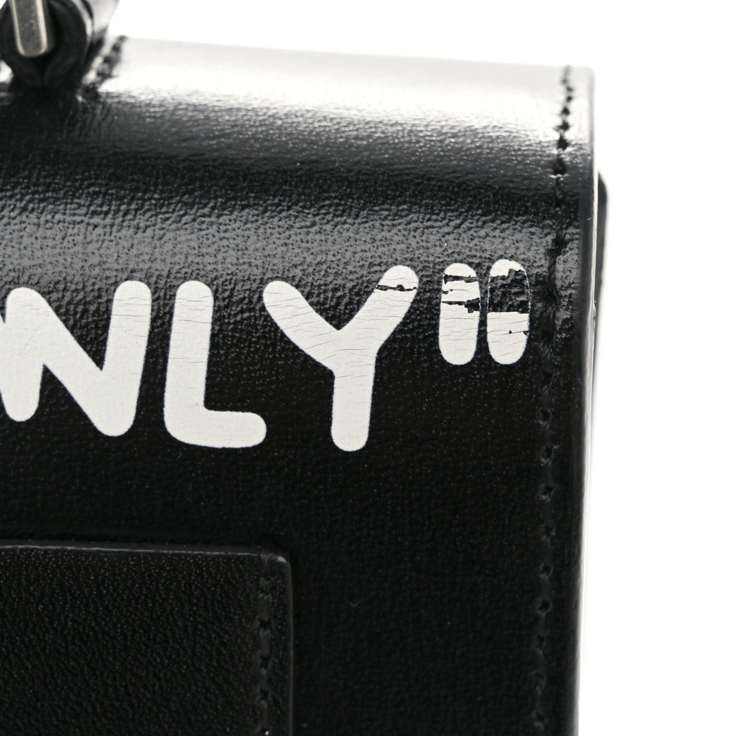 Off-White Calfskin Salary Jitney 1.4 Shoulder Bag Black 11 of 15