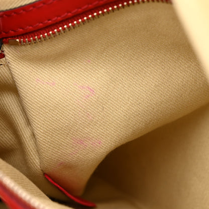Valentino Garavani Patent Lacca Bow Dome Tote Red 8 of 22