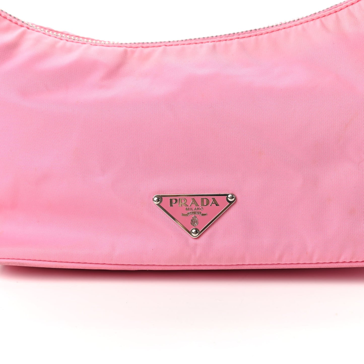 Tessuto Nylon Pochette Bag Begonia