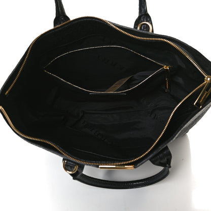 Burberry Signature Grain Medium Dewsbury Tote Black 5 of 16