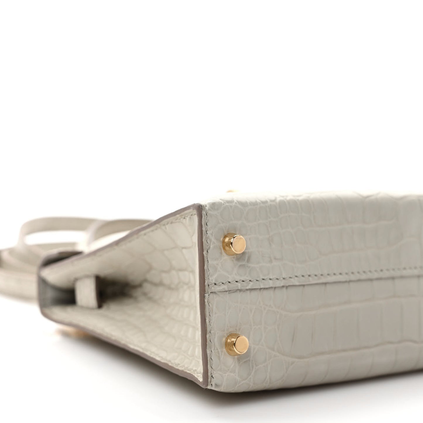Matte Alligator Mini Kelly Sellier 20 Beton