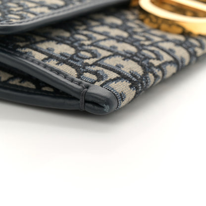 Christian Dior Oblique 30 Montaigne Chain Pouch Blue 9 of 12