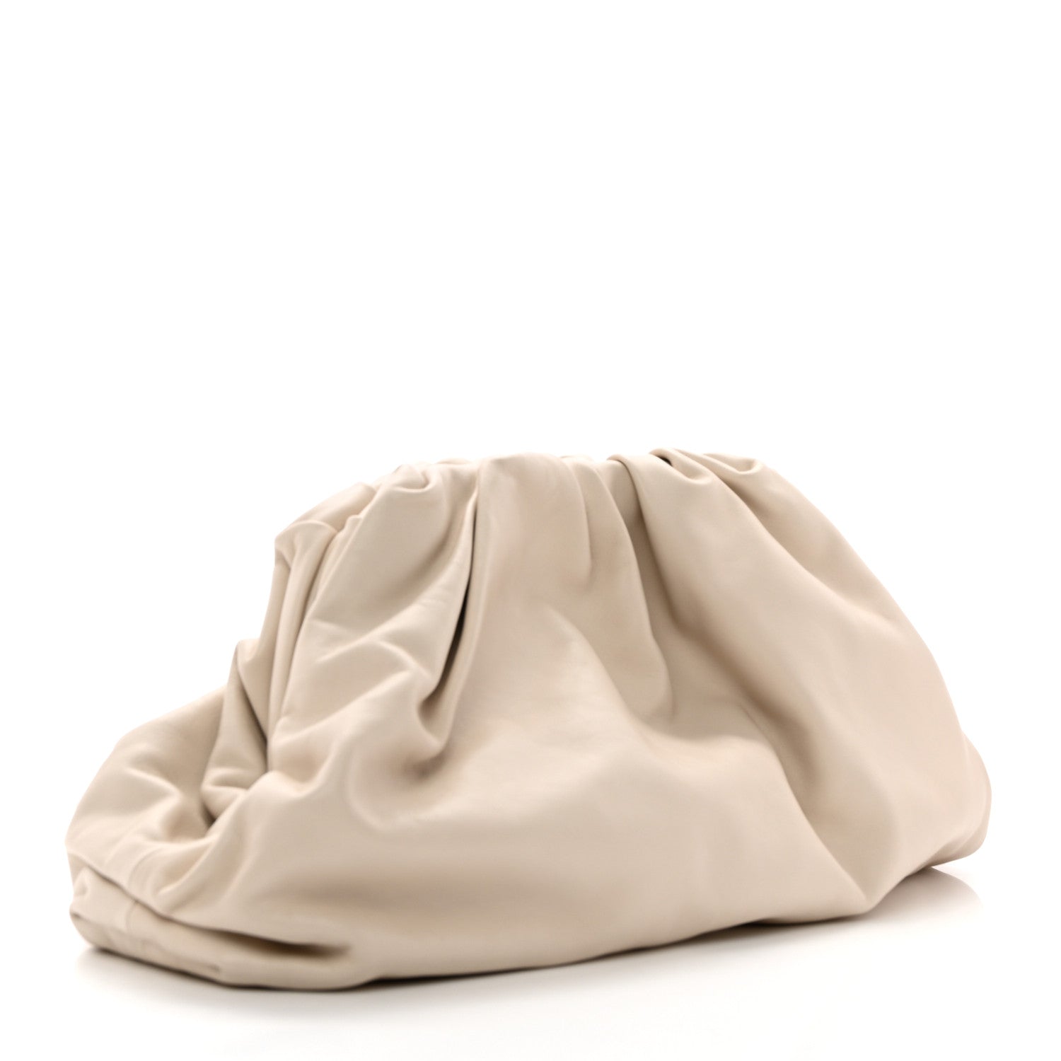 Bottega Veneta Smooth Butter Calf The Pouch Oversized Clutch Mist 3 of 8