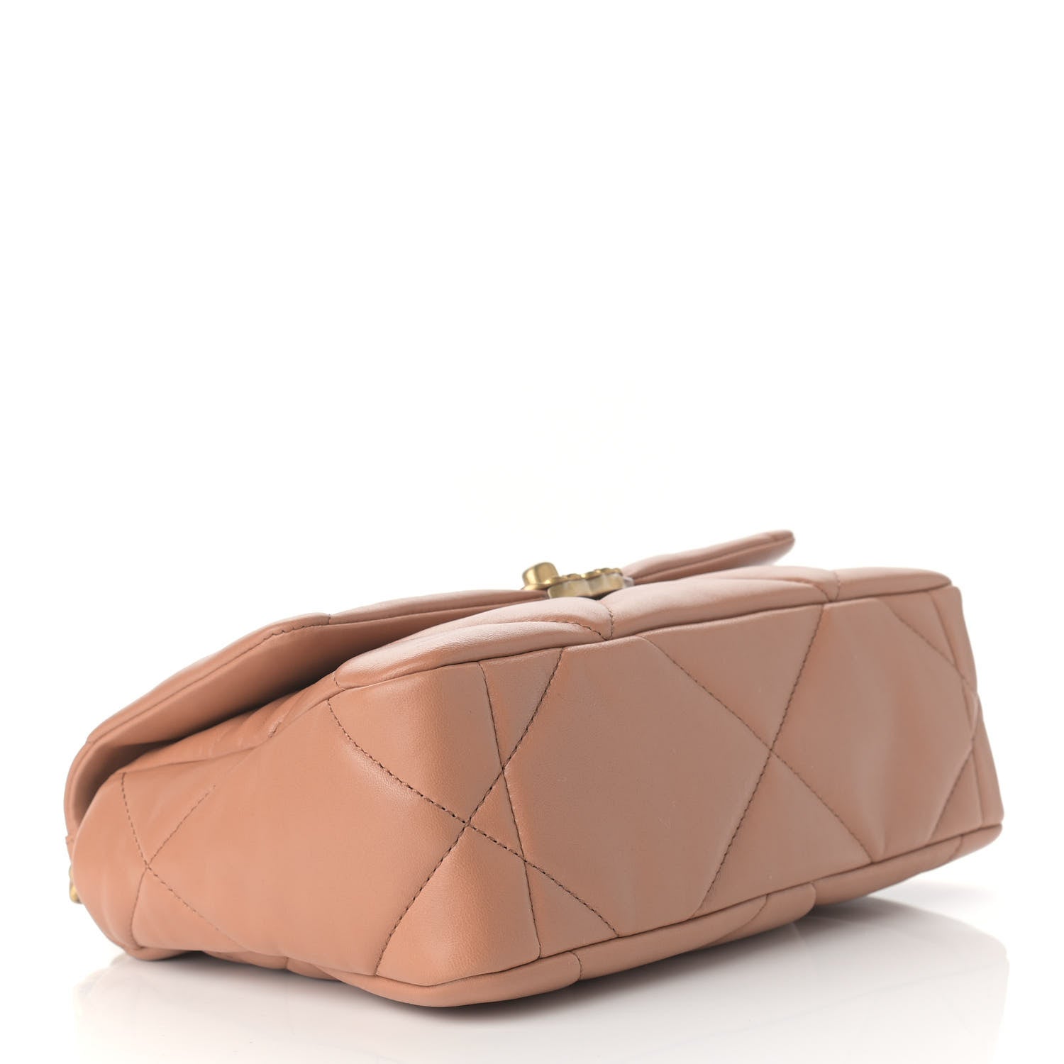 Chanel Lambskin Quilted Medium Chanel 19 Flap Brown 4 of 11
