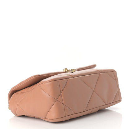 Chanel Lambskin Quilted Medium Chanel 19 Flap Brown 4 of 11