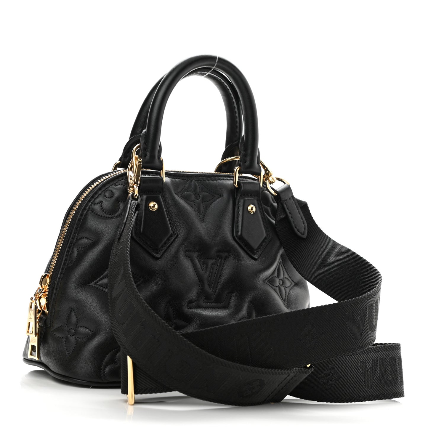 Calfskin Bubblegram Alma BB Black