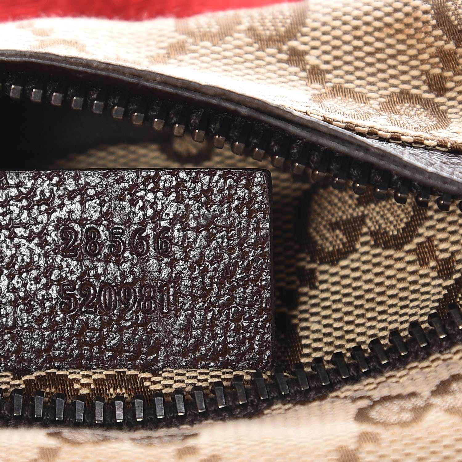 Gucci Monogram Web Belt Bag Dark Brown 7 of 8