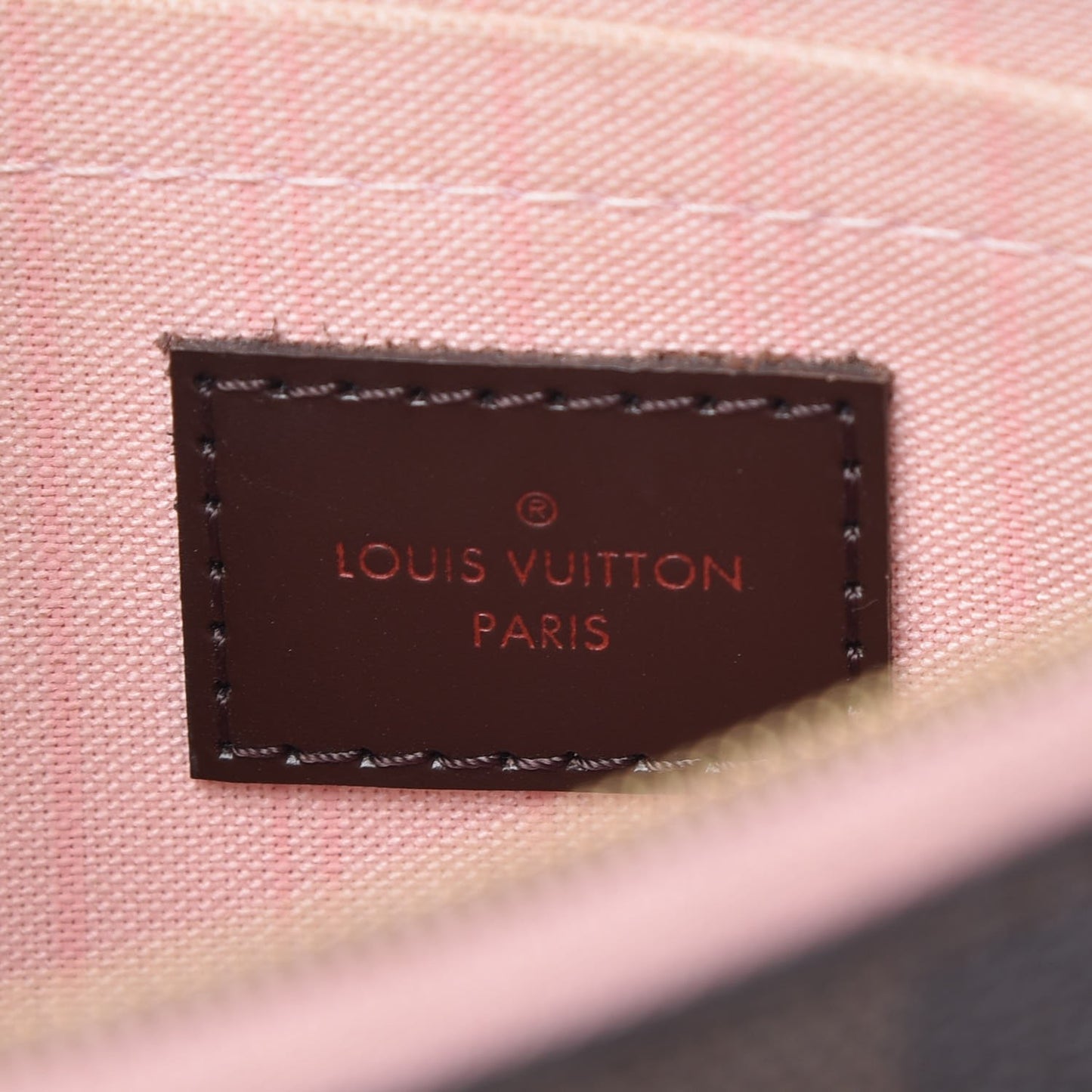 Damier Ebene Neverfull MM GM Pochette Rose Ballerine