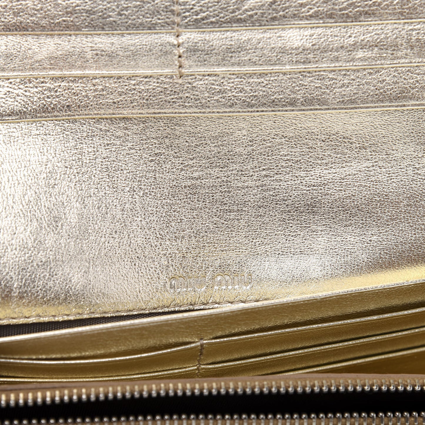 Metallic Nappa Matelasse Crystal Clutch Pyrite