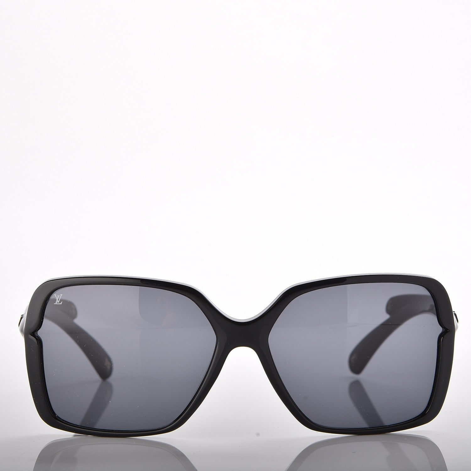 Louis Vuitton Flore Carre Sunglasses Z0287E Black 2 of 9