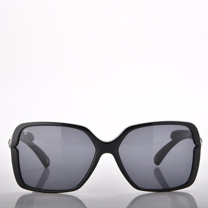 Louis Vuitton Flore Carre Sunglasses Z0287E Black 2 of 9