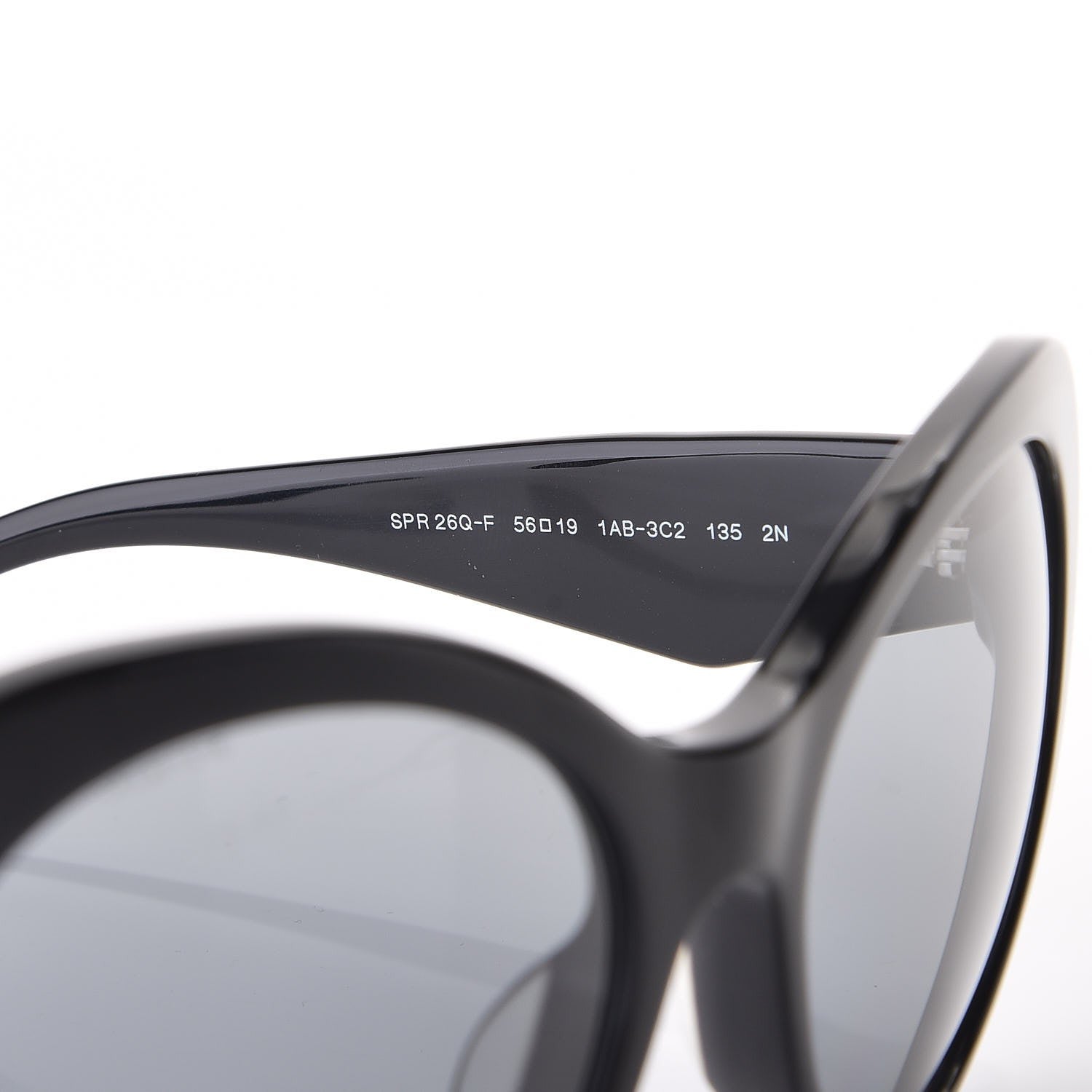 Prada Voice Sunglasses SPR 26Q-F Black 7 of 8