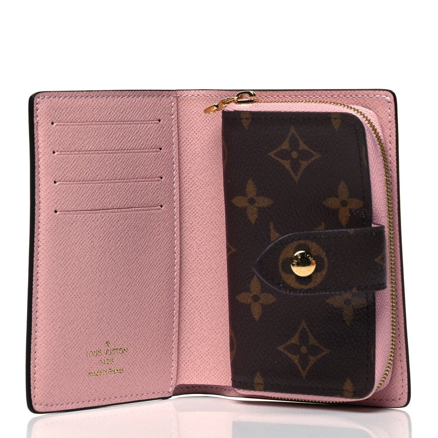Monogram Juliette Wallet Rose Ballerine