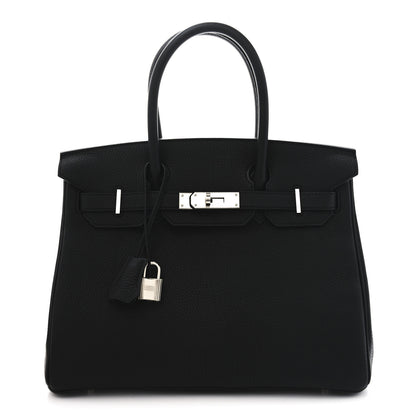 Hermes Togo BIRKIN 30 Black 1 of 11