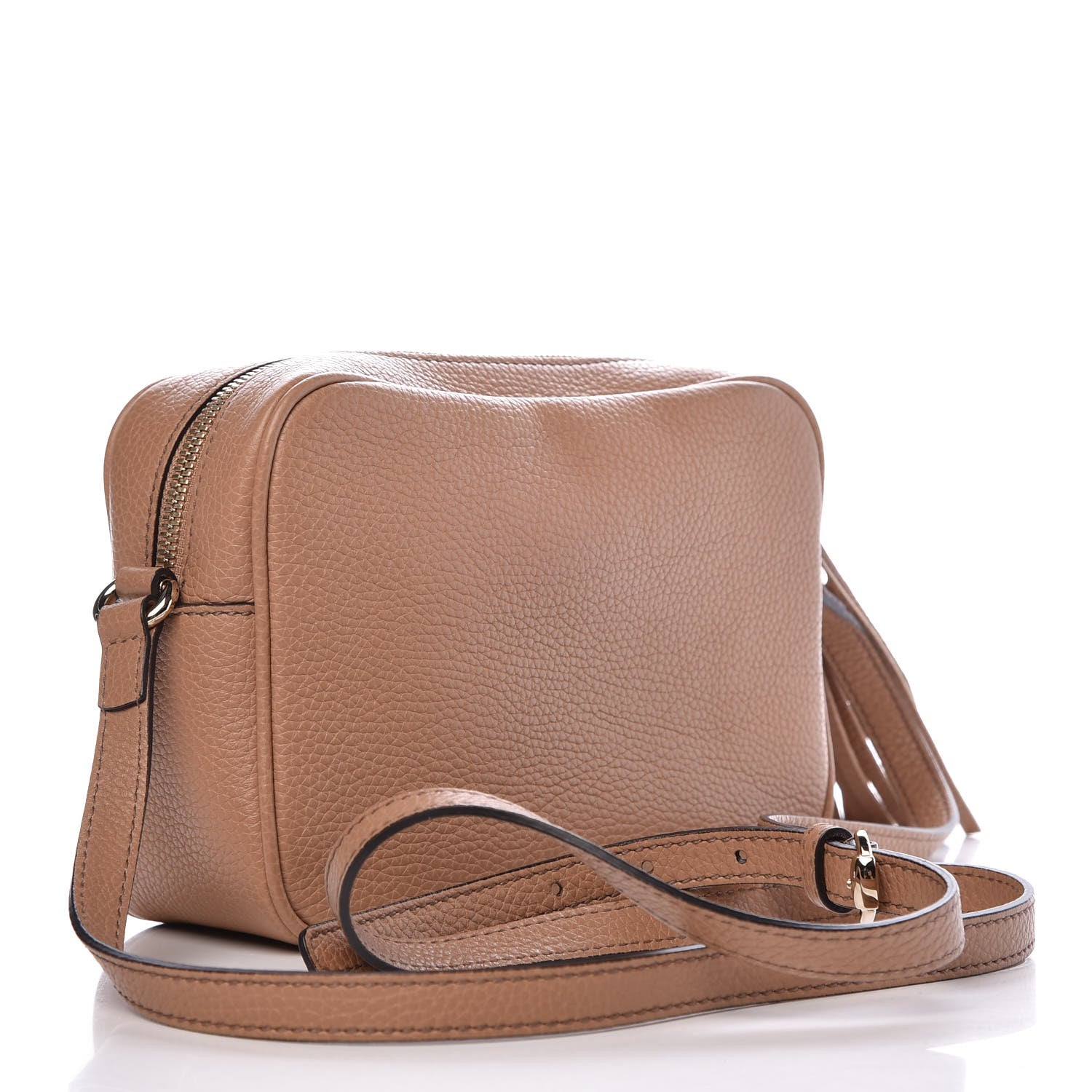 Gucci Pebbled Calfskin Small Soho Disco Bag Camelia 3 of 7