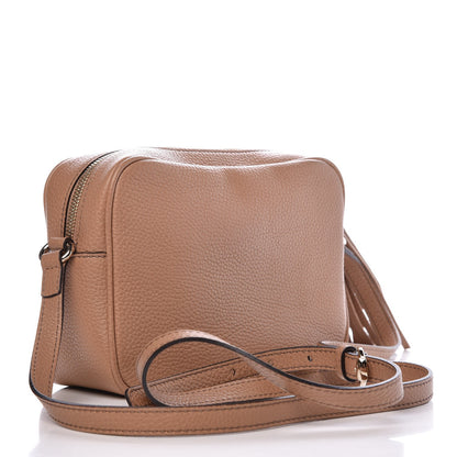 Gucci Pebbled Calfskin Small Soho Disco Bag Camelia 3 of 7