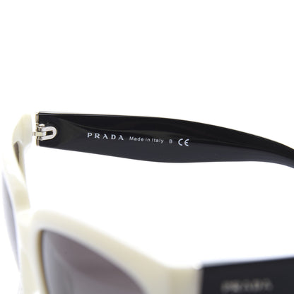 Prada Sunglasses SPR 07P Black White 5 of 8