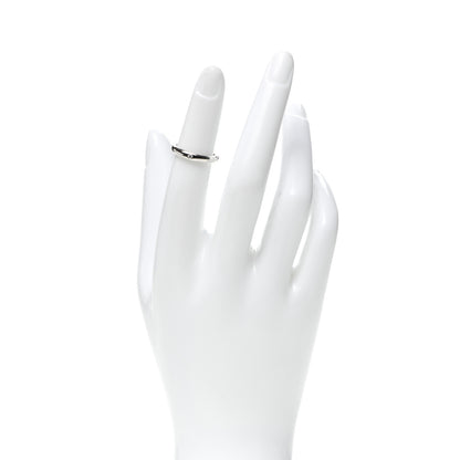 Tiffany Platinum Diamond Elsa Peretti Band Ring 47 4 2 of 6