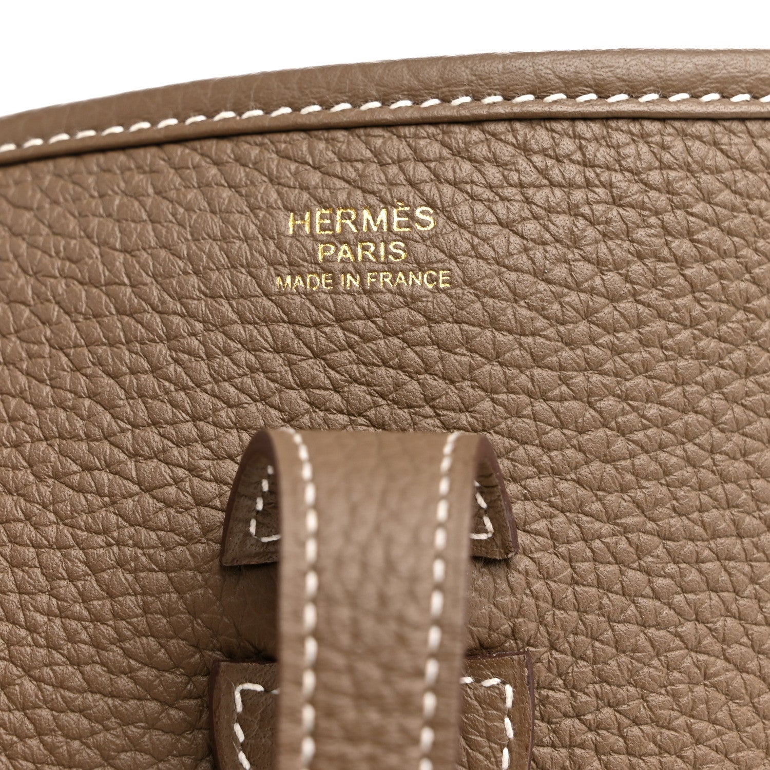 Hermes Taurillon Clemence EVELYNE III PM Etoupe 6 of 10