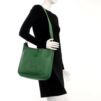 Hermes Courchevel Evelyne GM Vert Clair 2 of 16