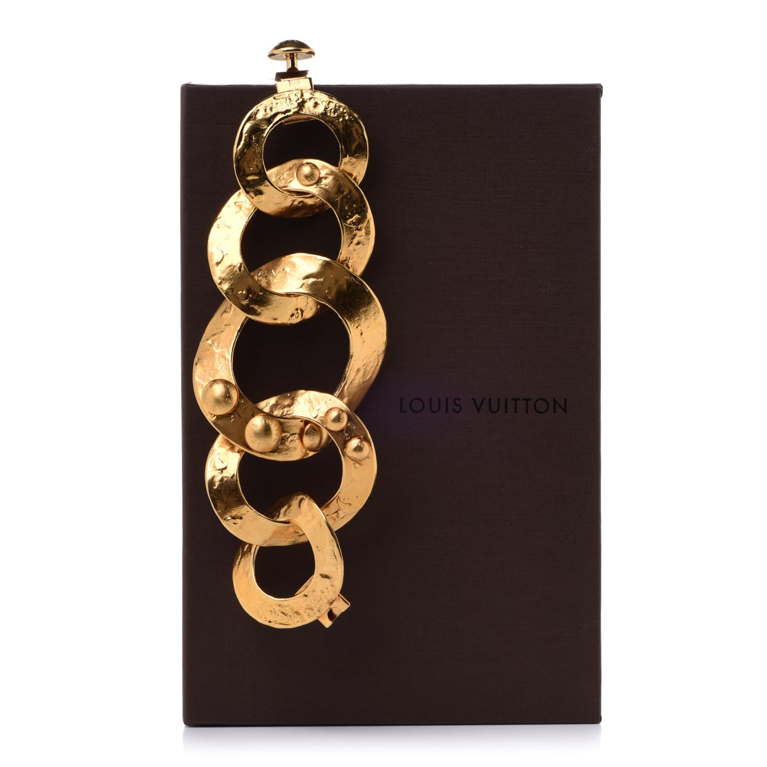 Louis Vuitton Martele Bracelet Gold 5 of 5