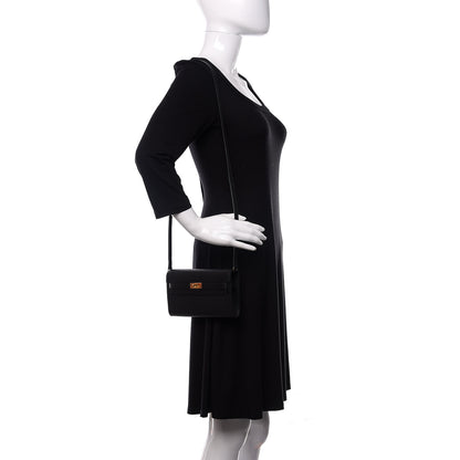 Hermes Epsom Kelly Wallet To Go Black 2 of 10