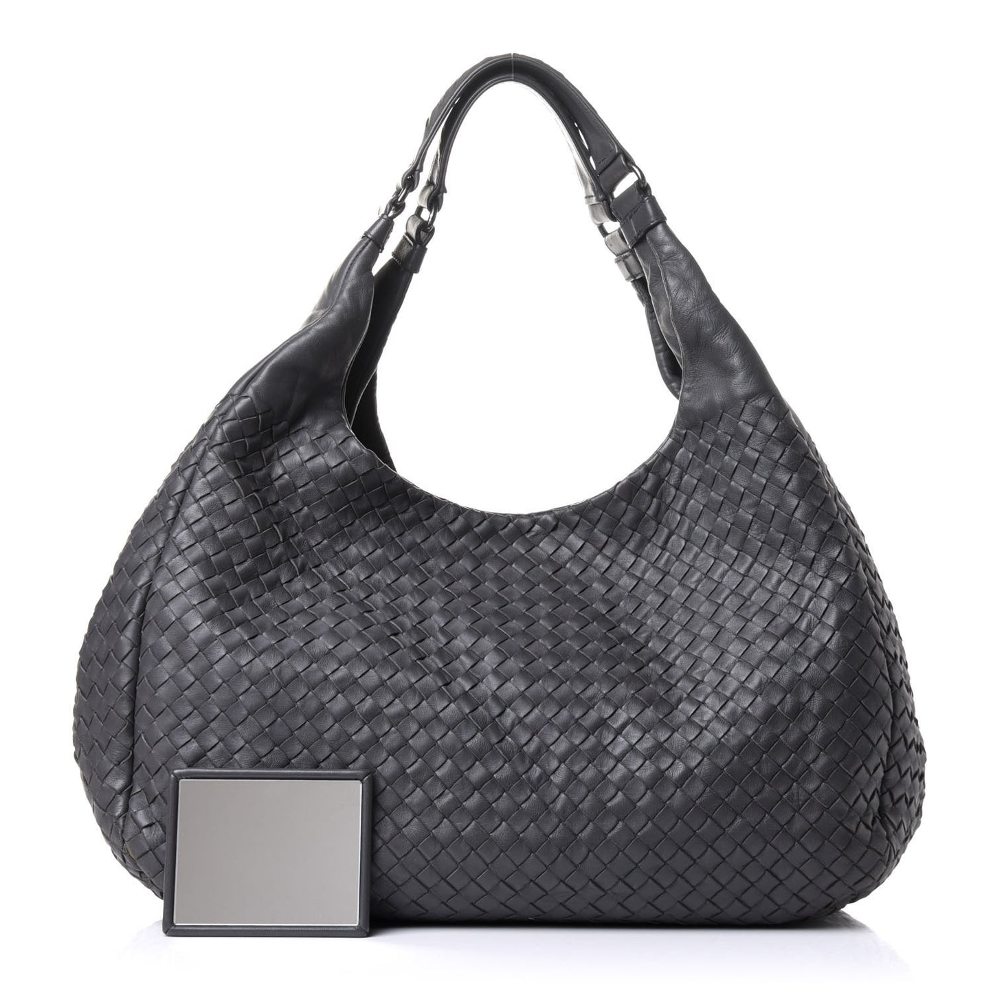 Nappa Intrecciato Large Campana Hobo Shadow
