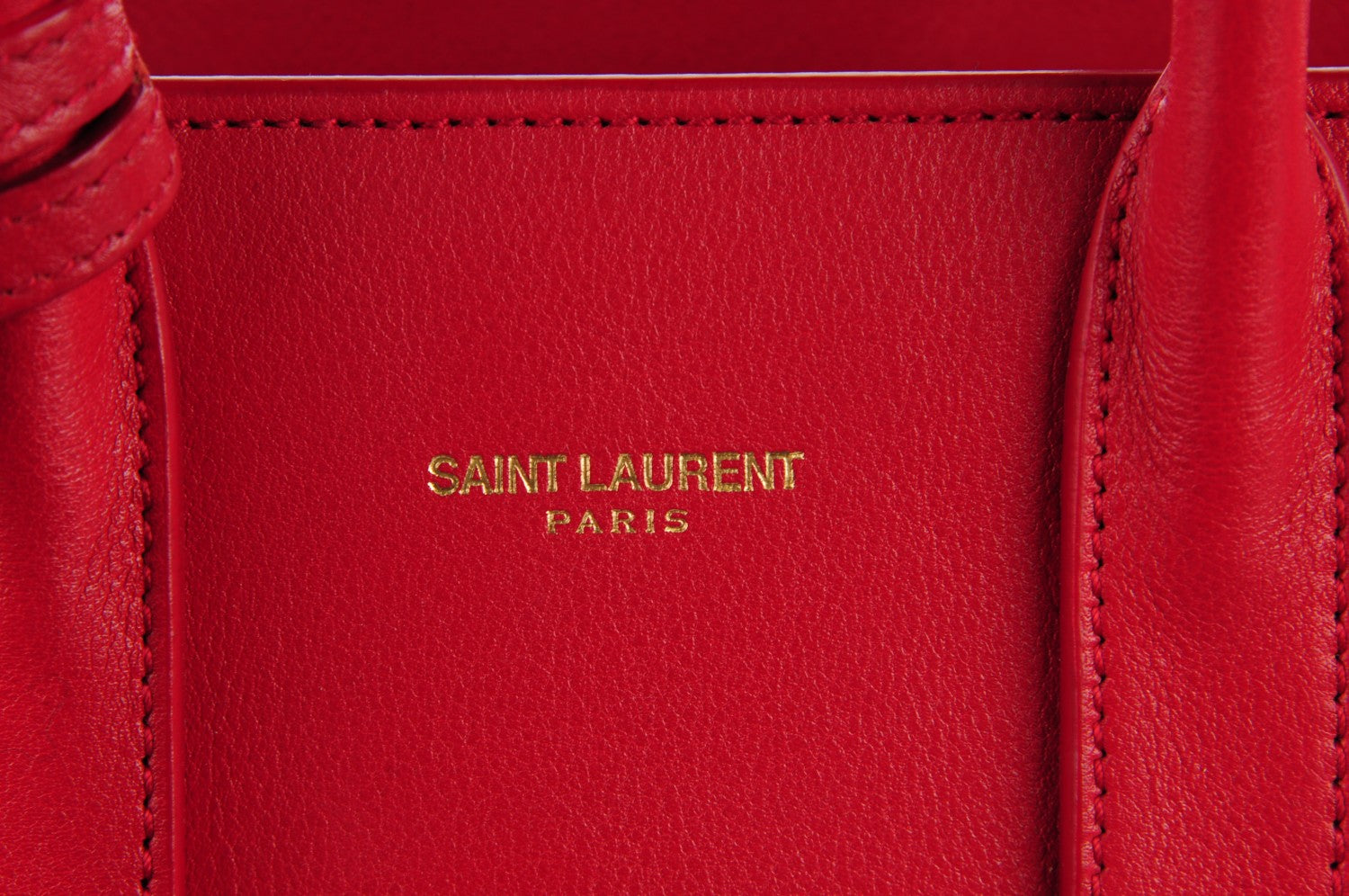 Saint Laurent Calfskin Nano Sac De Jour Lipstick Red 8 of 9