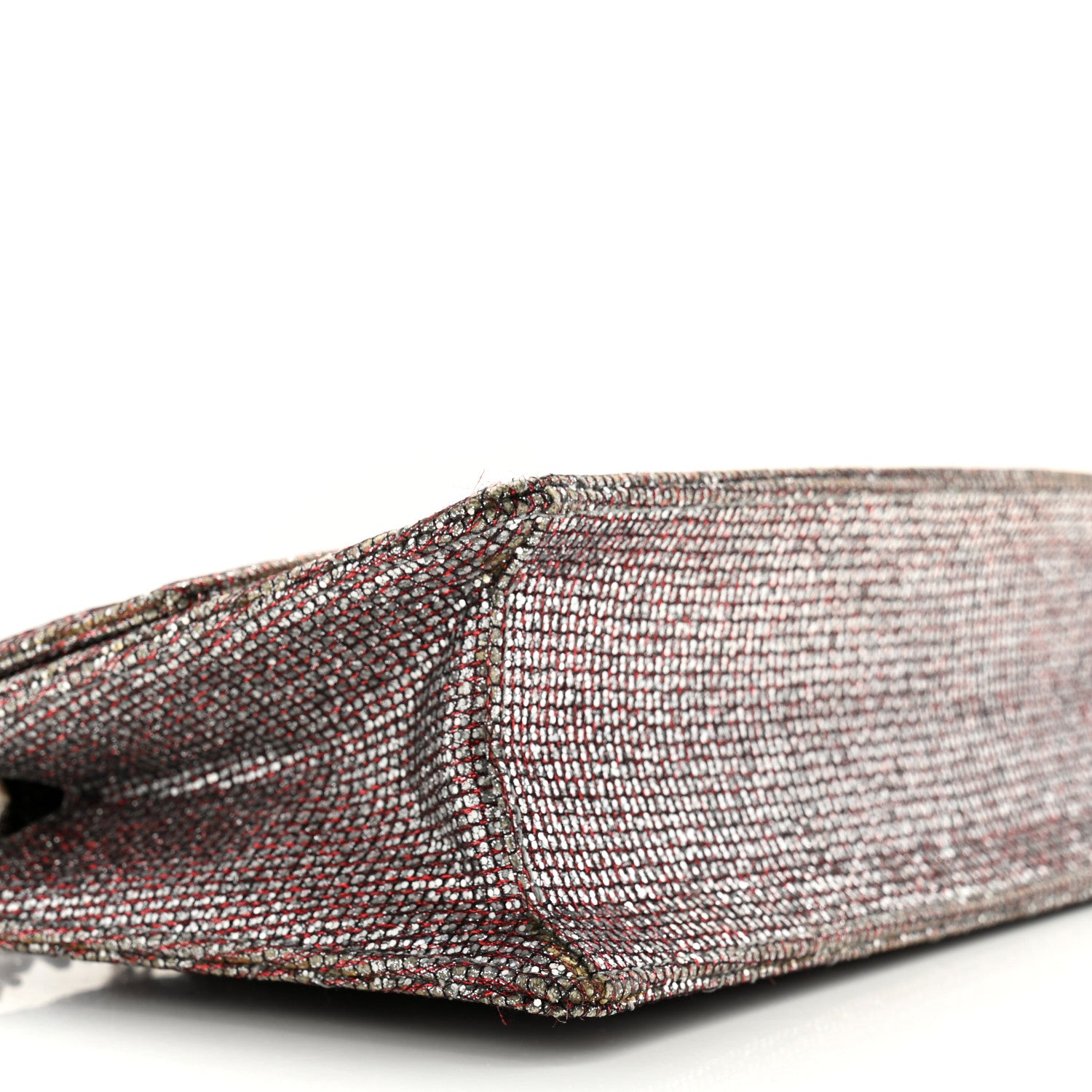 Chanel Crystal Quilted Mademoiselle Reissue 2.55 Flap Silver 9 of 14
