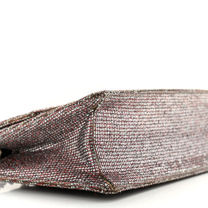 Chanel Crystal Quilted Mademoiselle Reissue 2.55 Flap Silver 9 of 14