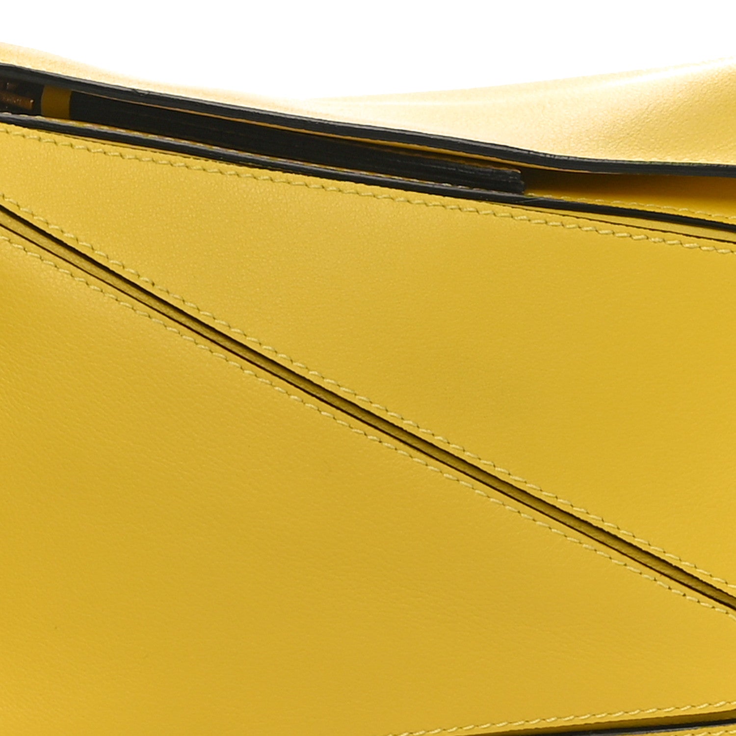 Loewe Calfskin Small Puzzle Bag Yellow 7 of 9