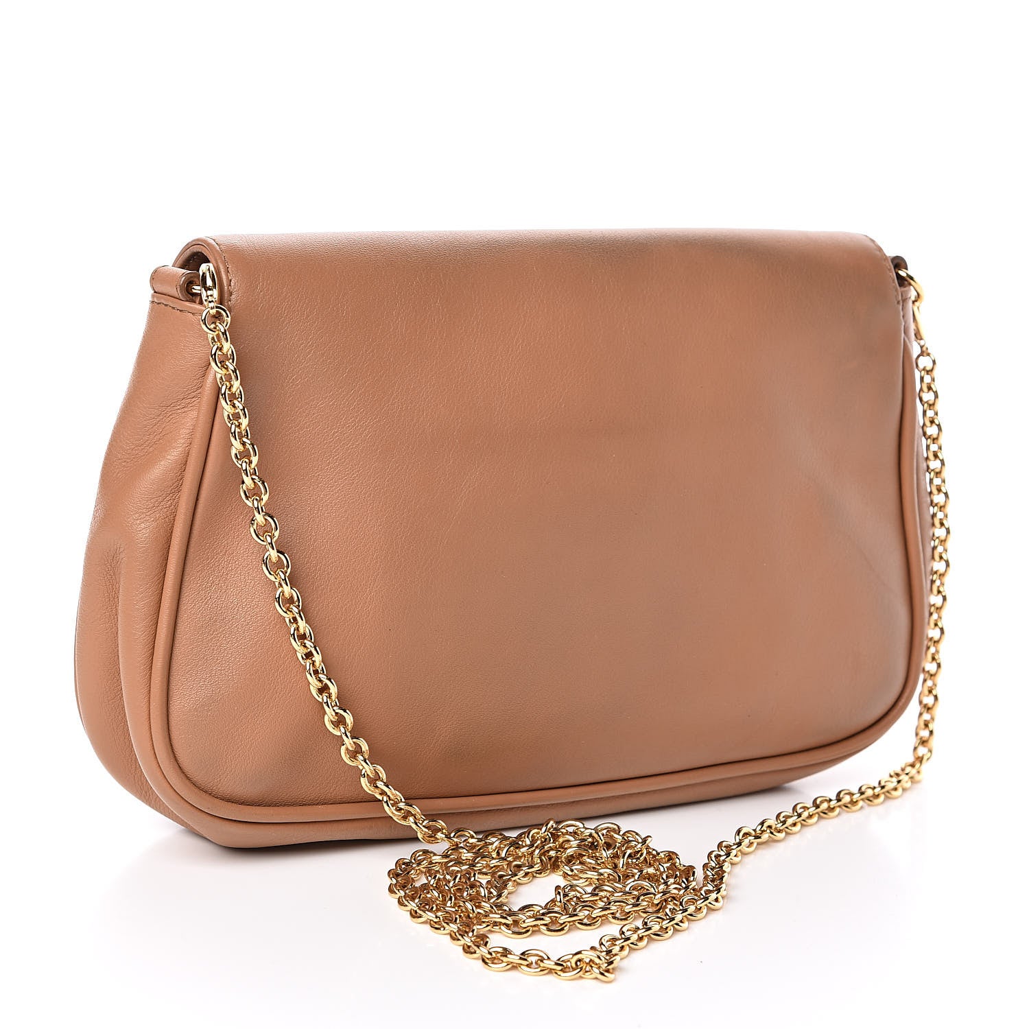 Fendi Vitello Flamingo Enamel Fendista Pouchette Crossbody Orzo 3 of 12