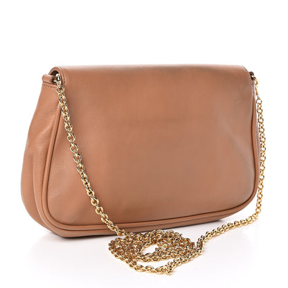 Fendi Vitello Flamingo Enamel Fendista Pouchette Crossbody Orzo 3 of 12