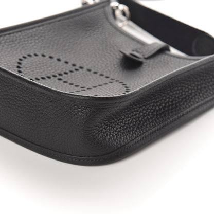 Hermes Taurillon Clemence Evelyne TPM Black 8 of 8
