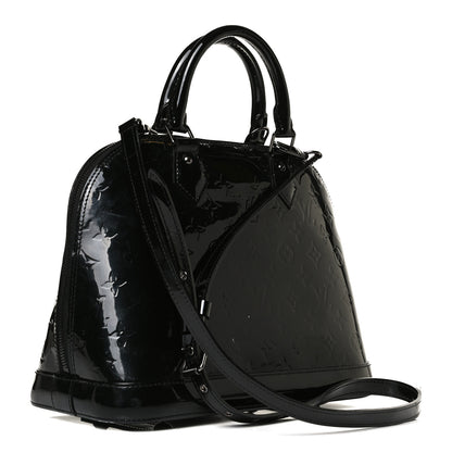 Louis Vuitton Vernis Alma PM Noir Magnetique 4 of 32