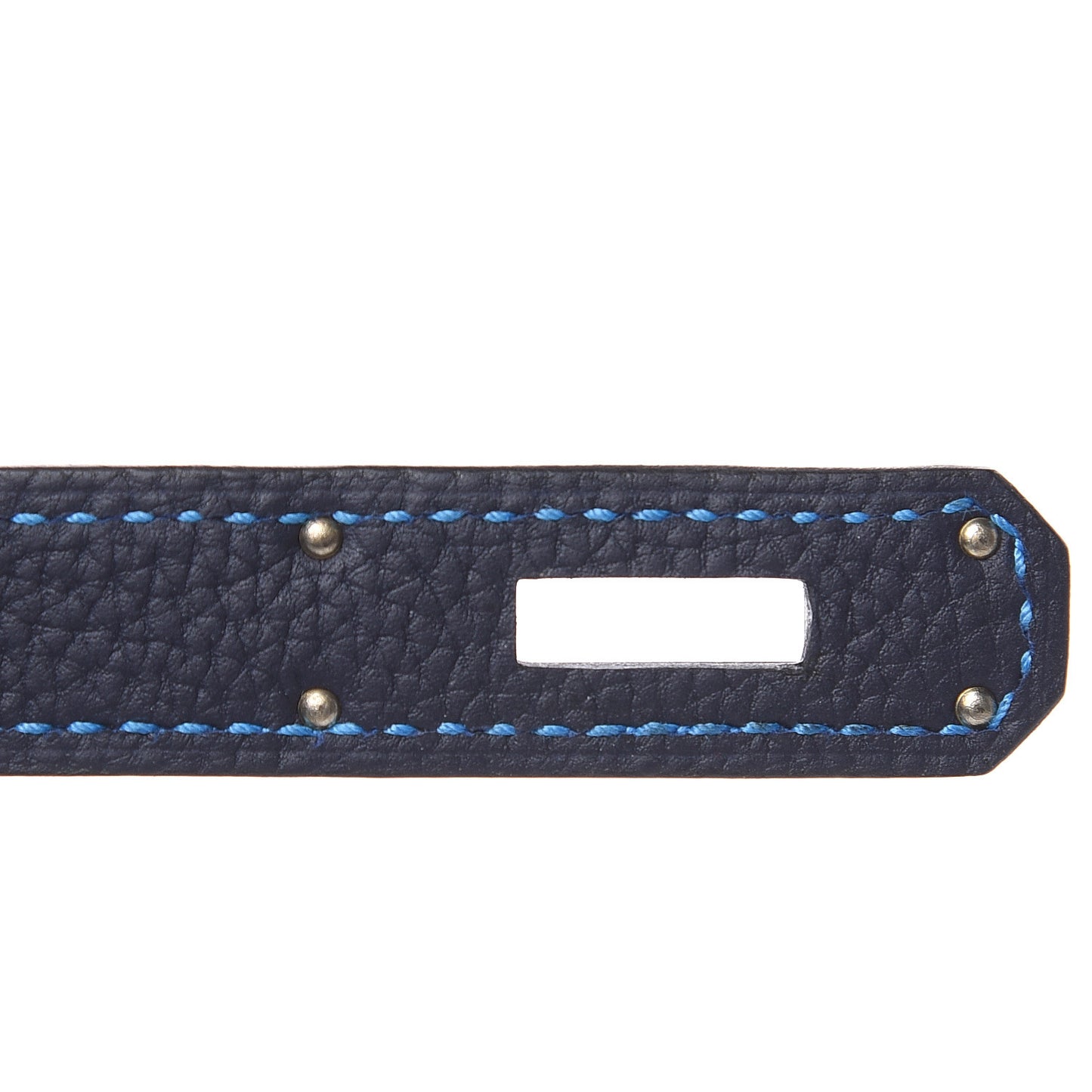 Togo Horseshoe Birkin 30 Bleu Nuit Bleu Hydra