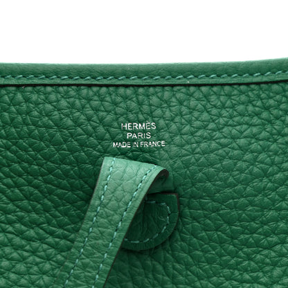 Hermes Taurillon Clemence Evelyne TPM Vert Vertigo 6 of 11